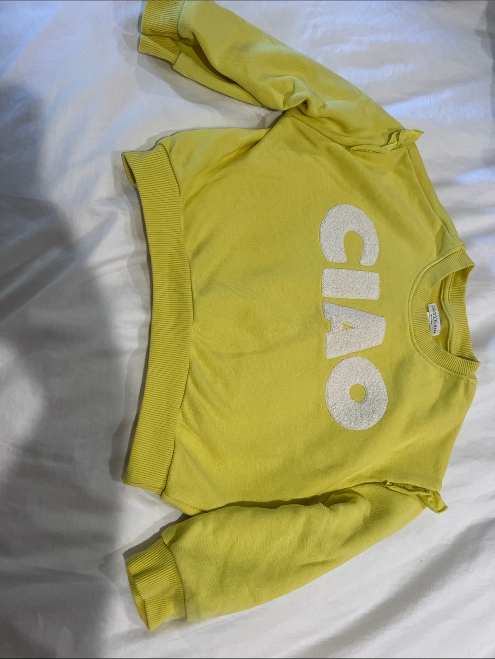 CIAO Yellow Kids Sweatshirt